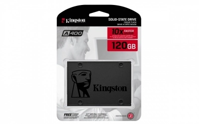 SSD Kingston A400, 120GB, SATA III, 2.5”, 7mm